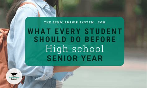 What Every Student Should Do Before Their High School Senior Year The