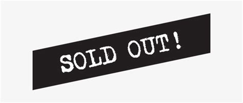 Sorry Sold Out Black Sold Out Banner Transparent Png 600x269 Free