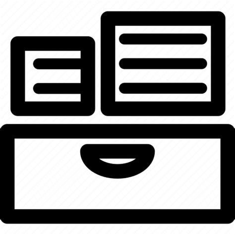 Box Data Database Documents File Office Storage Icon Download