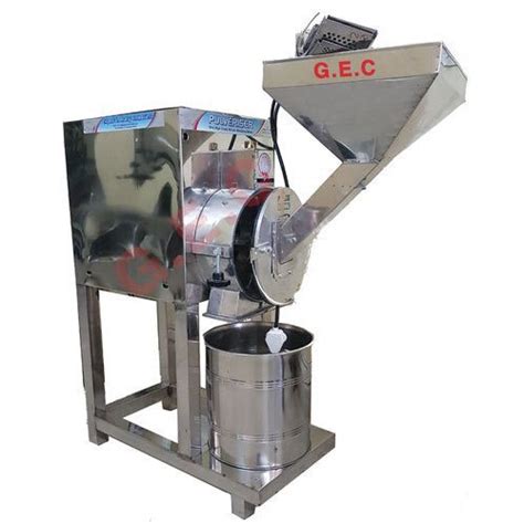 Electric And Phase Stainless Steel Body Dry Grinder For Rice Wheat