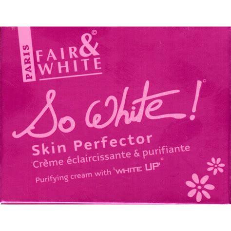 Fairandwhite So White Skin Perfector Crème éclaircissante Et Purifiante