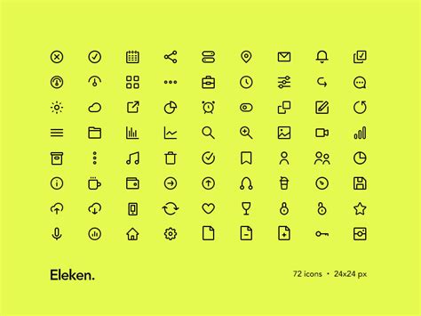 72 Tiny Icons By Eleken Sketch Freebie Download Free Resource For