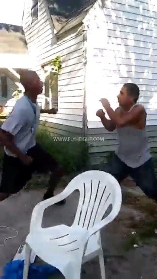Dude Gets The Daylights Beat Out Of Him For Smacking A Midget Combat