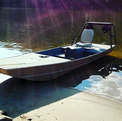 Inboard Custom Jon Boat With Subs More Duck Hunting Boat Duck Boat