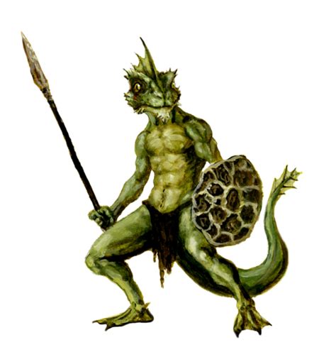 Lizardfolk Iruxi Fighter Spear Turtle Shell Pathfinder 2e Pfrpg Dnd D