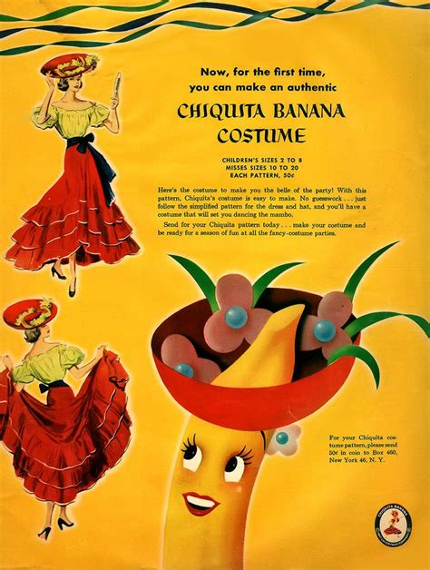 Chiquita Banana Costume Chiquita Banana Chiquita Banana Costume Banana Costume