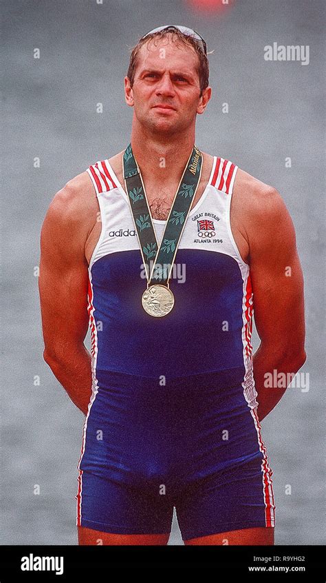 Atlanta Usa Gbr M2 Gold Medallist Steve Redgrave On The Awards Dock