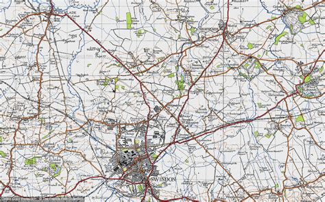 Historic Ordnance Survey Map Of Kingsdown 1947