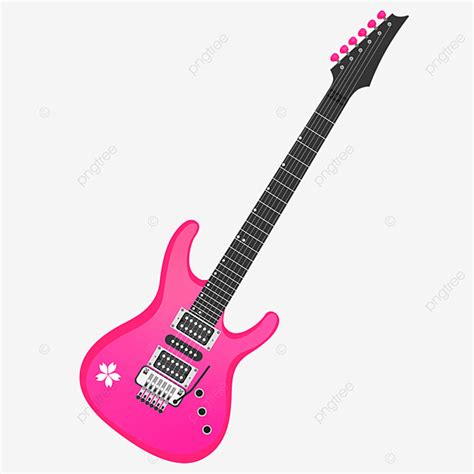 Pink Electric Guitar Clip Art