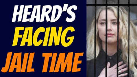 AMBER HEARD S GOING TO JAIL As She Faces FELONY CHARGES Of Perjury