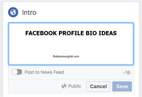 2020 Facebook Profile Bio Ideas Best Bio For Fb Timeline Best Fb