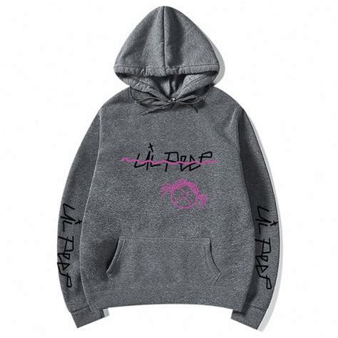 Lil Peep Sad Face Pullover Hoodies Multiple Colors Fitking