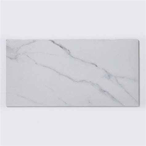 White Carrara Marble Tiles Marble Effect Porcelain Tile