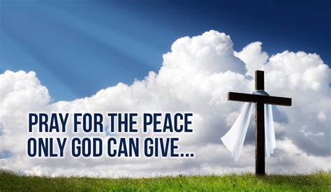 Free Pray For The Peace Only God Can Give Ecard Email Free