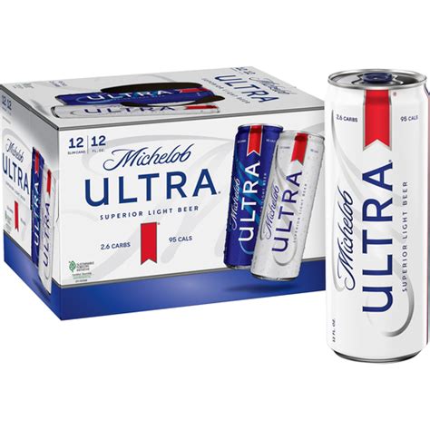 Michelob Ultra Slim Cans 12 Pk Lagers Hays