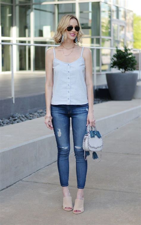 Finding The Right Jeans With Ag Straight A Style Spring Outfits