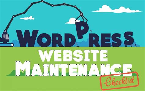 Infographic How To Maintain A Wordpress Website Top 50 Tips