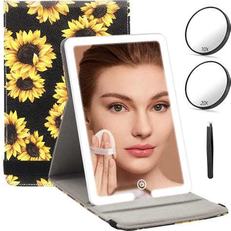Comprar Rrtide Travel Makeup Mirror With Detachable 35inch 10x And 20x