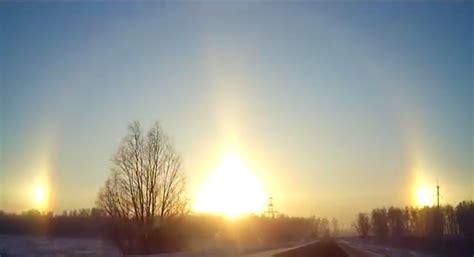 A Russian City Had A Triple Sunrise This Morning