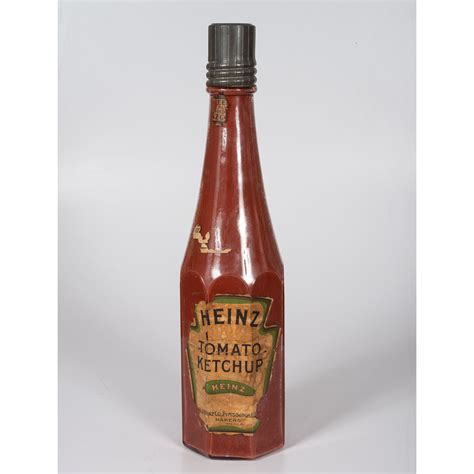 A Heinz Ketchup Glass Display Bottle Cowans Auction House The