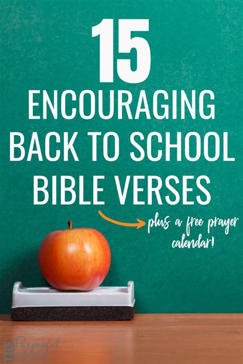 15 Bible Verses To Pray Over Your Kids This School Year Back To