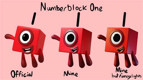 Numberblock One 3d Model Showcase And Comparison By Dianadoesdozens On
