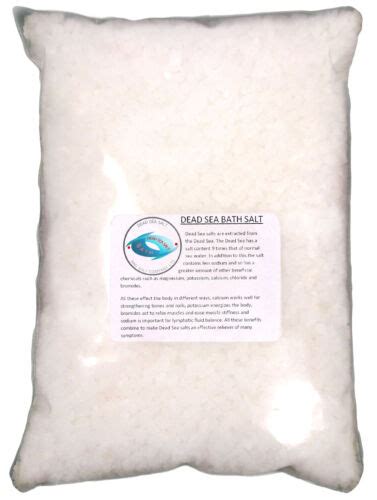 100 Pure Organic Fine Dead Sea Spa Bath Saltsnatural Mineralsextra