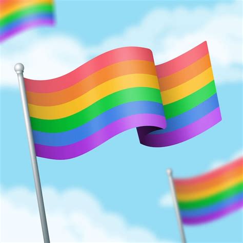 Free Vector Hand Drawn Pride Day Flag Illustration