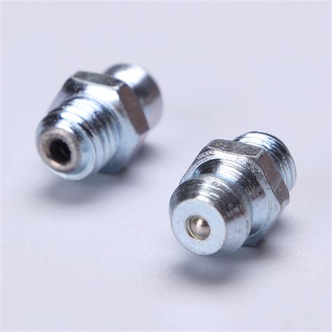 Steel M Straight Degree Degree Grease Nipples Fittings For