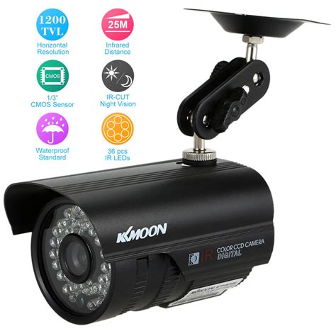 KKmoon HD 1200TVL CCTV Security Camera Outdoor Night Vision 1 3 CMOS