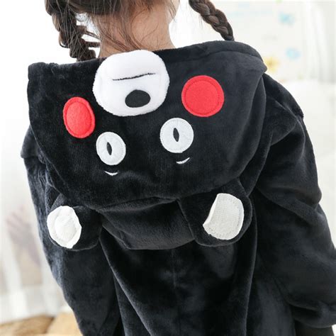 Kigurumi Costume Kumamon Bear Kids Cosplay Onesie Lovely Warm Boy Girl