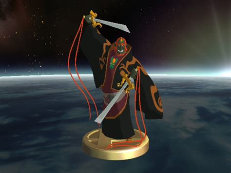 Image Ganondorf Wind Waker Trophy Smashpedia The Super Smash