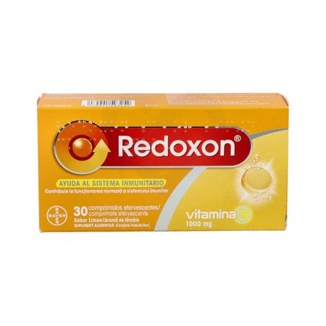 Redoxon Vitamina C 30 Comp Efervescentes Laparafarmaciaencasa