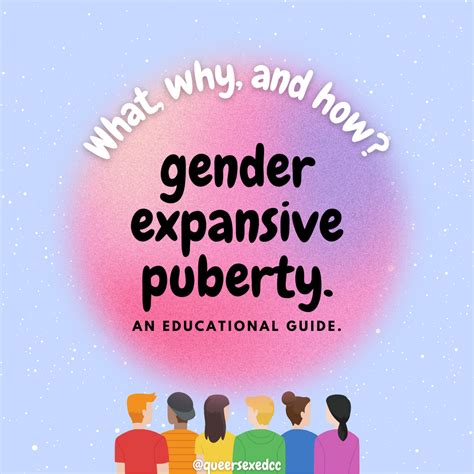 Gender Expansive Puberty An Educational Guide