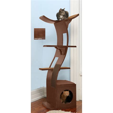 Lotus Cat Tower From The Refined Feline Hauspanther