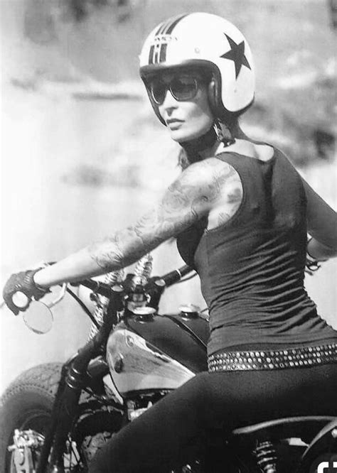 Beauty Women Riding Helmets Harley Davidson Girl Bikers Fashion