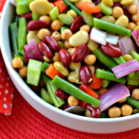 Four Bean Salad Zesty And Sweet Small Town Woman