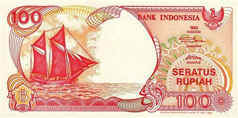 Prices might differ from those given by financial institutions as banks (central bank of malaysia, bank indonesia), brokers or money transfer companies. RealBanknotes.com > Indonesia p127c: 100 Rupiah from 1994