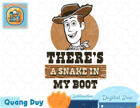 Toy Story Woody Theres A Snake In My Boot T Shirt Copy Png Inspire