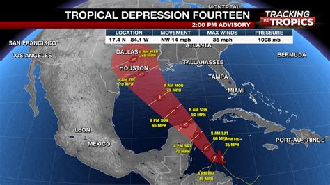 Tracking The Tropics Tropical Storm Lauras Track Shifts West Marco