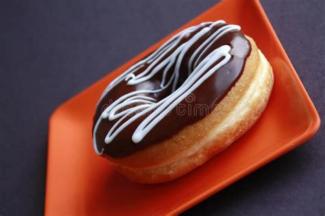 Donut On Plate Picture Image 16385361