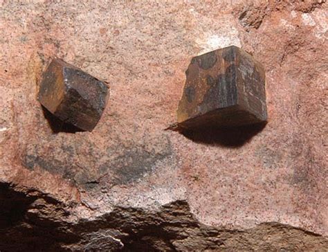 Limonite Pseudomorph After Pyrite Found In The Bolsa Quartzite Near The