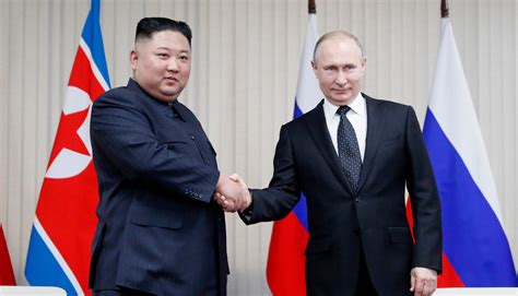 north korea s kim jong un holds talks with russia s vladimir putin