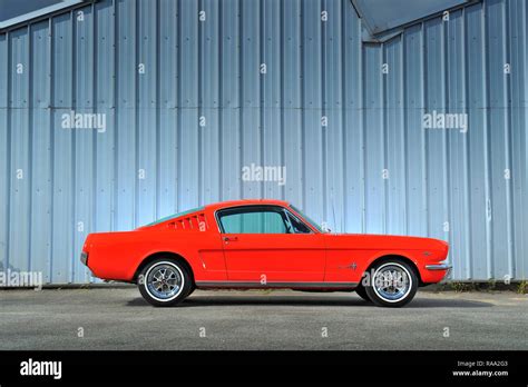 Classic Ford Mustang Fastback Stock Photo Alamy