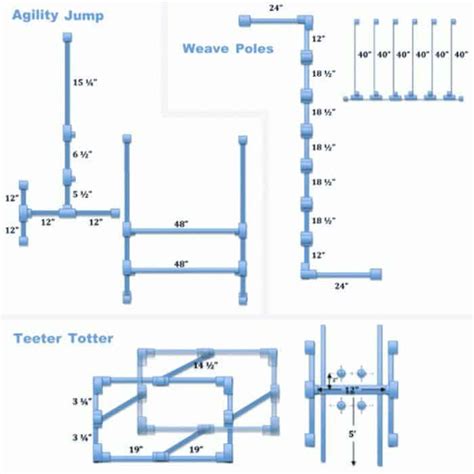 Supplies to build weave poles. 9 DIY Dog Agility Courses: Homemade Agility Obstacles For ...