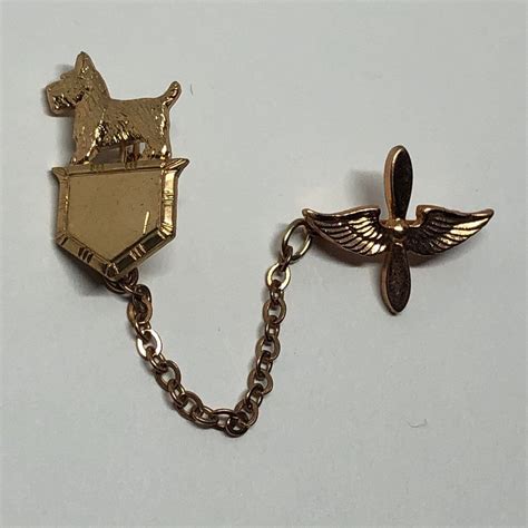Us Army Air Corps Pin Genuine Vintage Wwii Sweetheart Pin Us Etsy