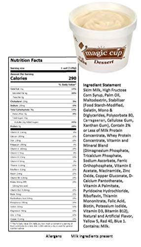Magic Cup Ice Cream Nutrition Facts Nutrition Pics