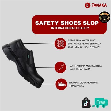 Jual Seragam Honda Safety Shoes Slop Sepatu Kulit Asli Sepatu