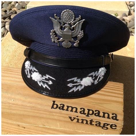 Vintage Us Air Force Usaf Colonel Officer Service Dress Blues Hat C