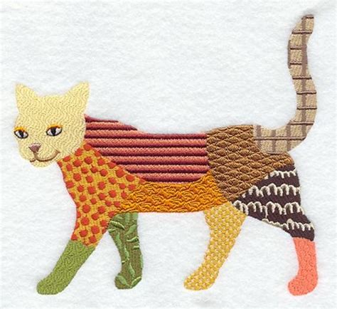 500 mb of free space required. PATCHWORK CAT Machine Embroidered Quilt Blocks AzEB